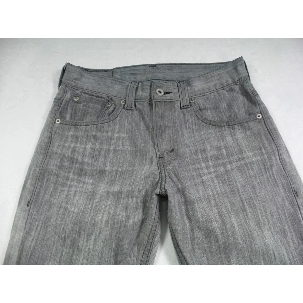 Levis Jeans Mens Size 29 x 30 Gray‎ Denim 511 Skinny Fit Straight Leg Stretch